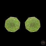 Stud Small Earrings Hexagonal