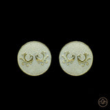Stud Small Earrings Peacock