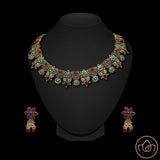 Multicolor Oxidised Necklace