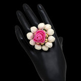 Floral Rose & Jasmine Flower Ring