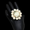 Floral Rose & Jasmine Flower Ring