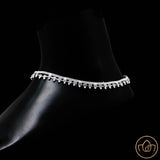 Anklet Silver Single Layer