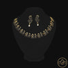Peacock Oxidised Necklace with Earrings