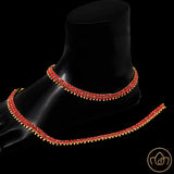 Red Golden Anklet