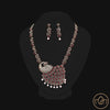 Oxidised Necklace with Earrings