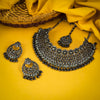 Choker Necklace Set With Earrings & Tikka