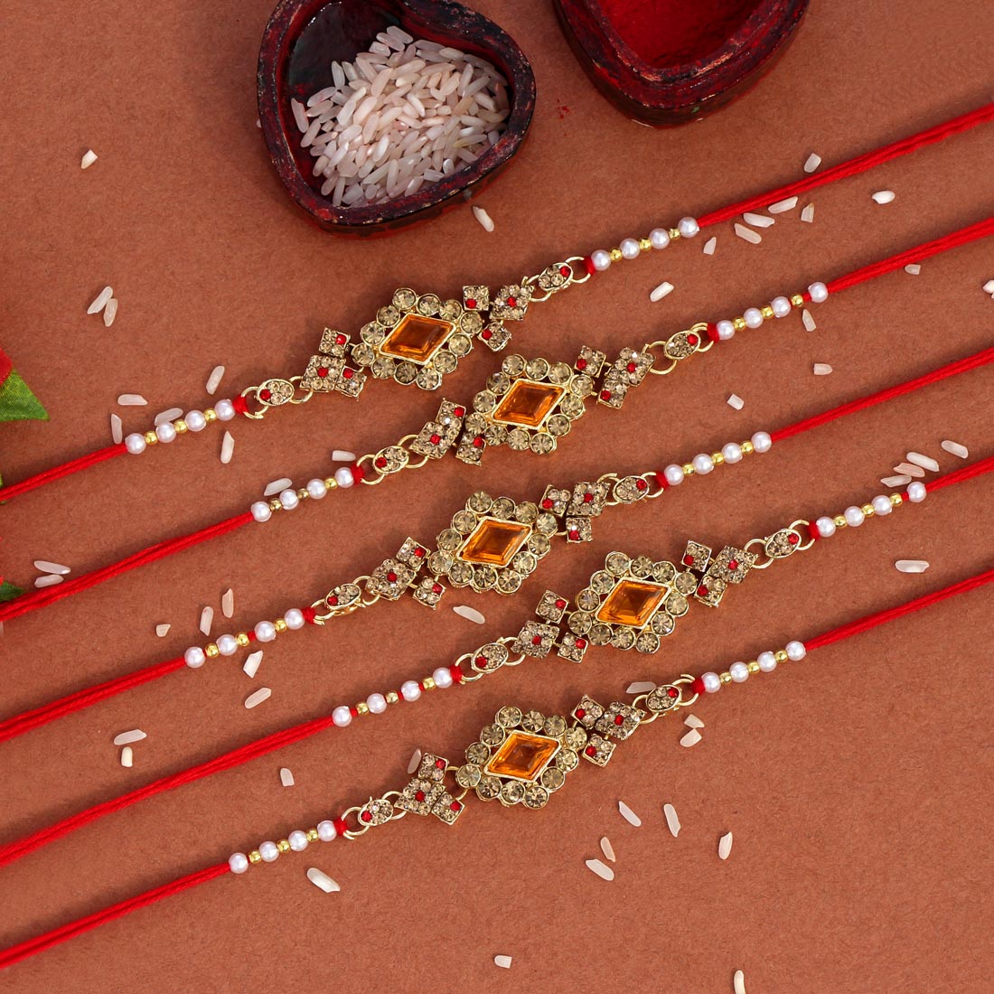 Gold Colour Kids Rakhi(One Piece)