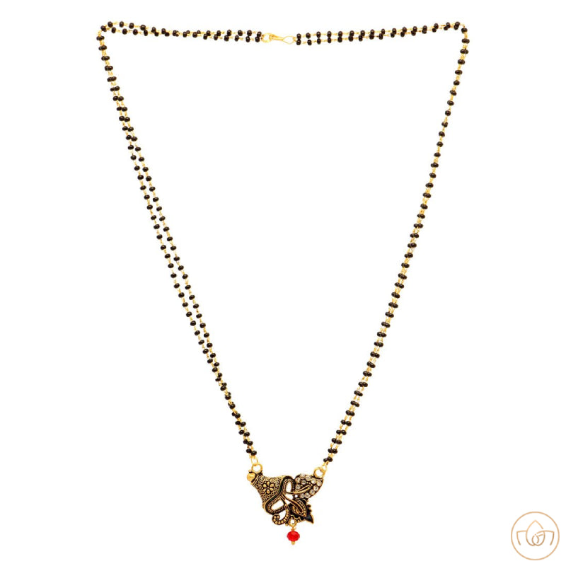 Multi Colour Glass Stone Mangalsutra