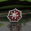 Hexa Rose Gold AD Ring