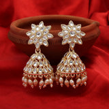 Kundan Jhumki Earrings