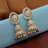 Multi Colour Kundan Earrings