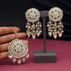 White Color Kundan Earrings