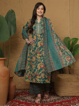 Cotton Straight Kurta Bottom With Dupatta