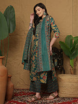 Cotton Straight Kurta Bottom With Dupatta