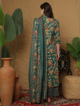 Cotton Straight Kurta Bottom With Dupatta