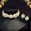 Kundan Choker With Small Earrings