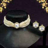 Kundan Choker With Small Earrings