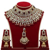 Kundan Necklace With Earrings & Maang
