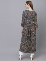 Printed kurta with Pants and Dupatta4