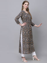 Printed kurta with Pants and Dupatta3