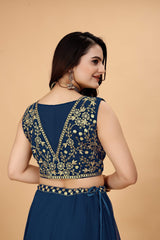 Blue Lehenga Choli