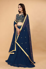 Blue Lehenga Choli