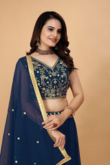 Blue Lehenga Choli