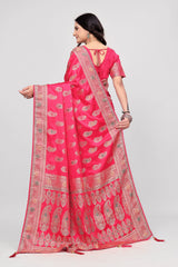 Premium Soft Silk Blend Banarasi Saree