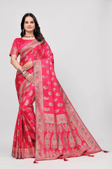 Premium Soft Silk Blend Banarasi Saree