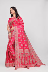 Premium Soft Silk Blend Banarasi Saree