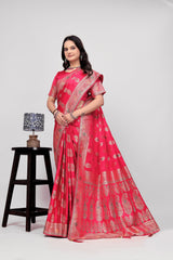 Premium Soft Silk Blend Banarasi Saree