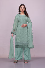 Women Plus Size Plazo Suit