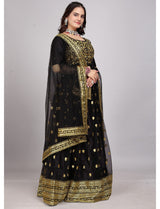 Black Garba Lehenga Choli Women