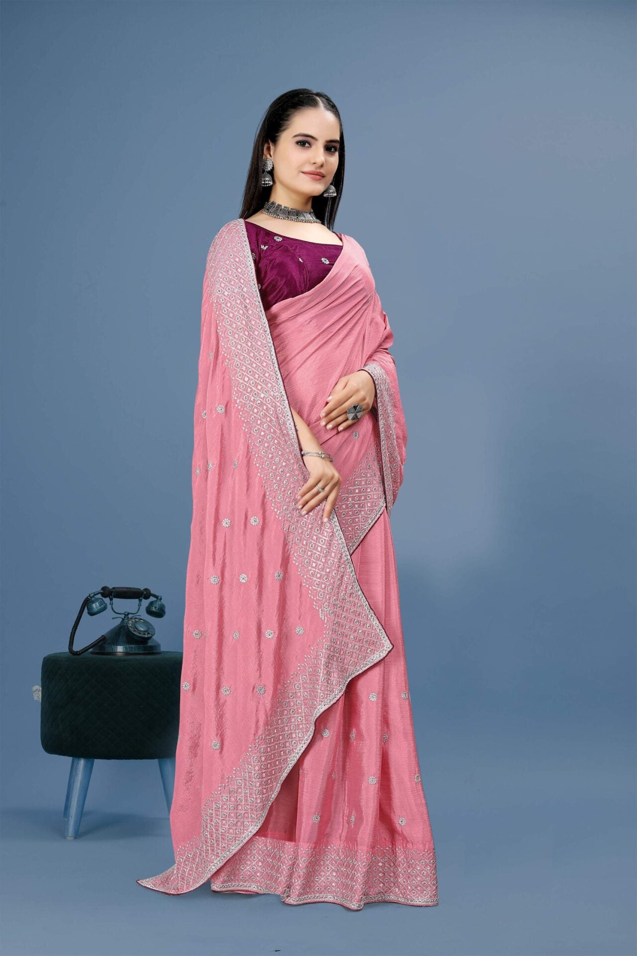 Indian Wedding Pink Saree