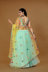 Traditional Blue Lehenga Women