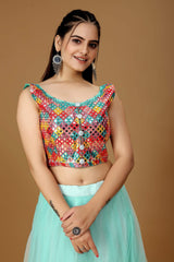 Traditional Blue Lehenga Women