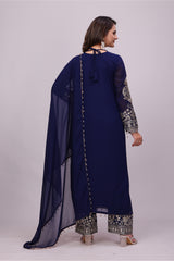 Navy Blue Heavy Suit