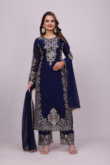Navy Blue Heavy Suit