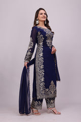 Navy Blue Heavy Suit