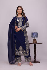 Navy Blue Heavy Suit