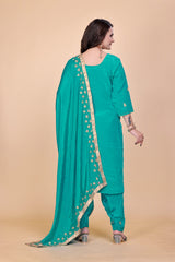 Hand Work Punjabi Salwar Suit