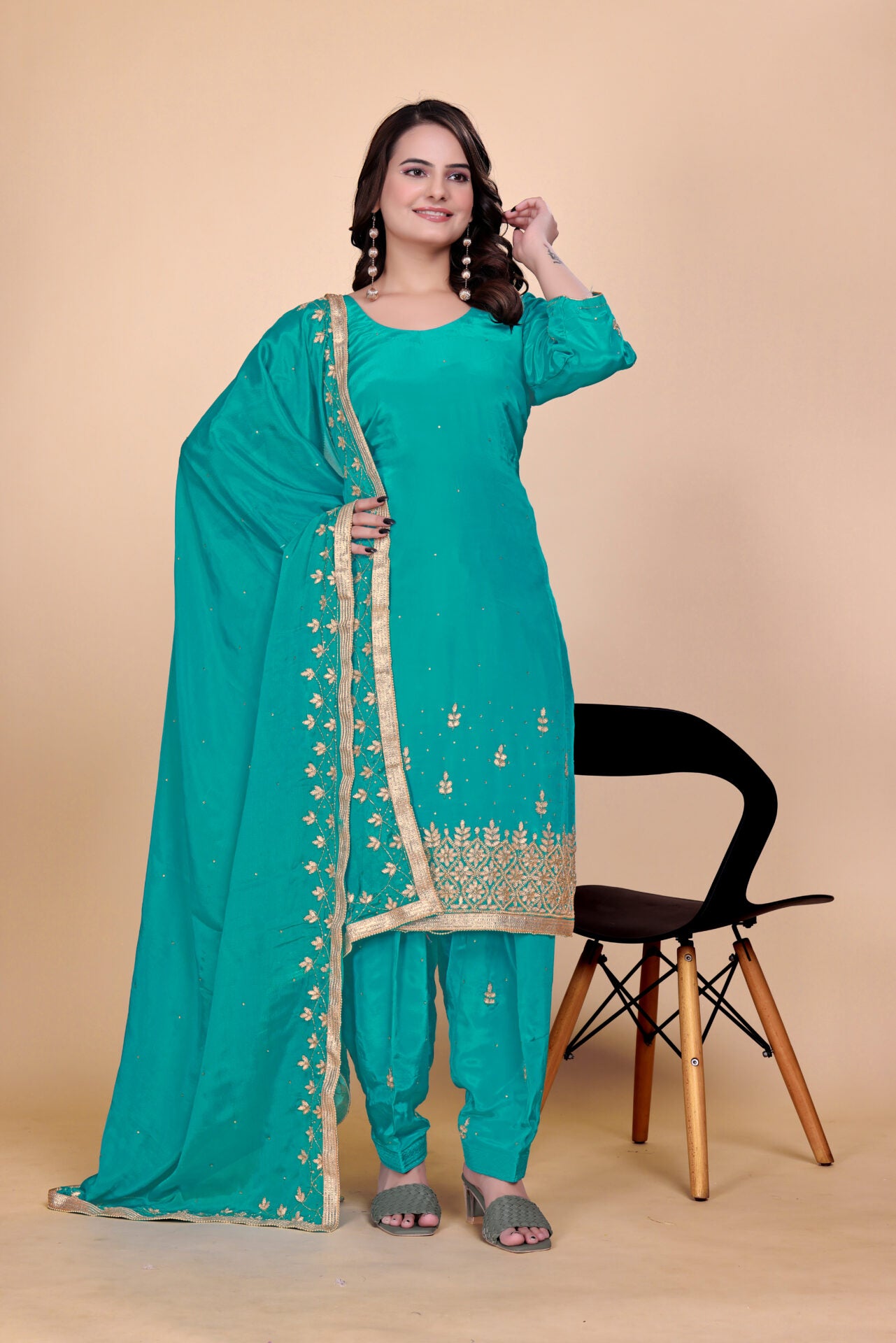 Hand Work Punjabi Salwar Suit