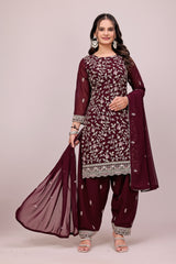 Women Heavy Embroidery Punjabi Suit