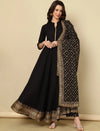 Black Anarkali Kurti Set