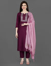 Trendy Cotton Suit with dupatta