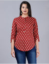 Rayon Printed Short Top