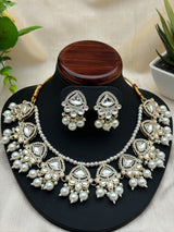 Pearl Necklace With Earrings