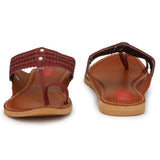 Women Kohlapuri Tan Flat Sandal