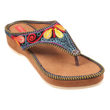 Women Multicolor Flats Sandal