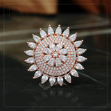 White Rose GoldAD Ring